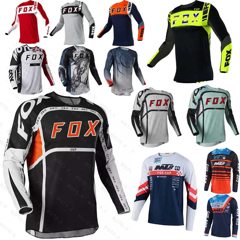 2021 Men's Downhill Jerseys Mountain Bike MTB Shirts Offroad DH Motorcycle Jersey Motocross Sportwear Clothing