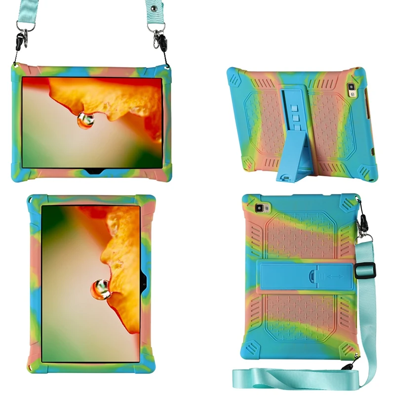 Tablet Case For Teclast M40 P20HD 10.1Inch Tablet Anti-Drop Protection Silicone Case Tablet Stand With Strap And Pen