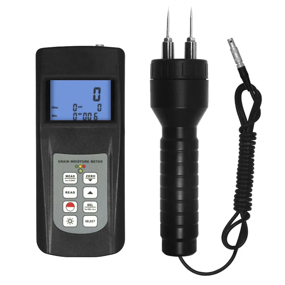 MC-7828P Digital Moisture Meter Portable Wood Moisture Tester 0~80% Date Memorized 240 Groups