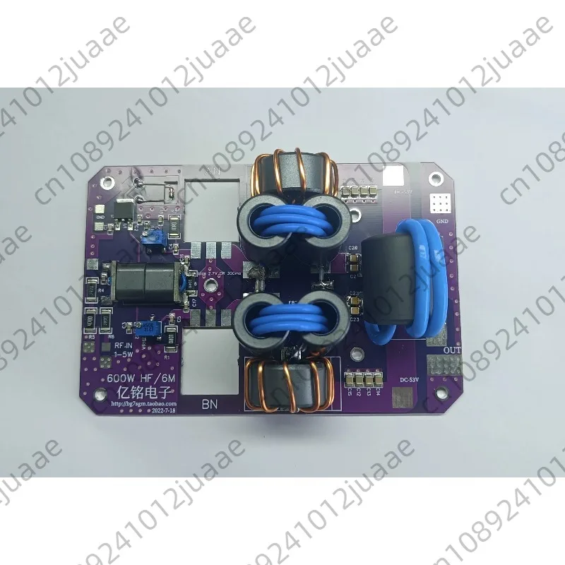 HF 600W 1.8M-54MHz short wave Amplifier SSB Linear RF Power Amplifier board for Transceiver AM FM CW HAM Shortwave radio station