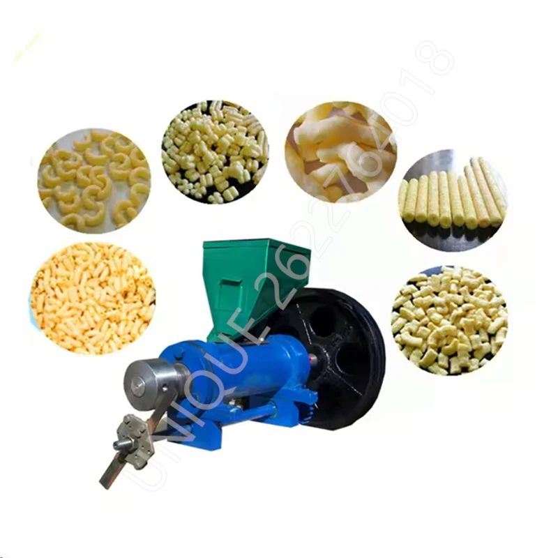 

40kg /H Commercial 6 Mold Corn Snack Food Extruder Rice Corn Puffer Machine Corn Snack Extrusion Maker