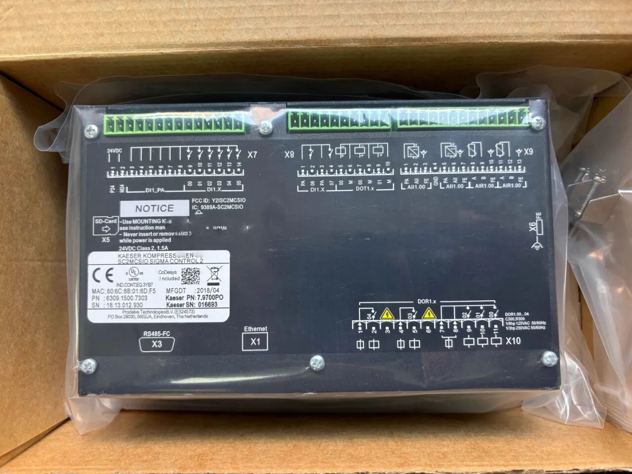 Kaiser air compressor computer board control panel 7.9700P0 monitor controller computer board
