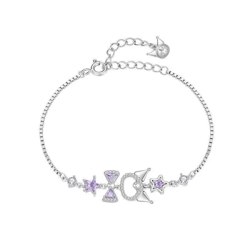 Sanrio Kuromi Star Bracelet  Bracelets Fashion Jewelry  Accessories Cartoon Cute Keepsake Birthday Gift for  Fridends Student