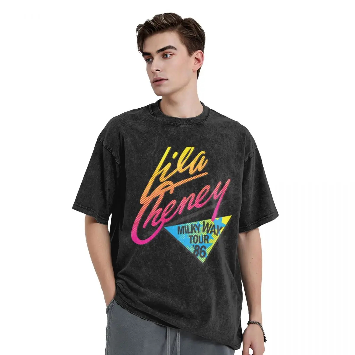 Lila Cheney Milky Way Tour 86 T-Shirt tops shirts graphic tees mens big and tall t shirts