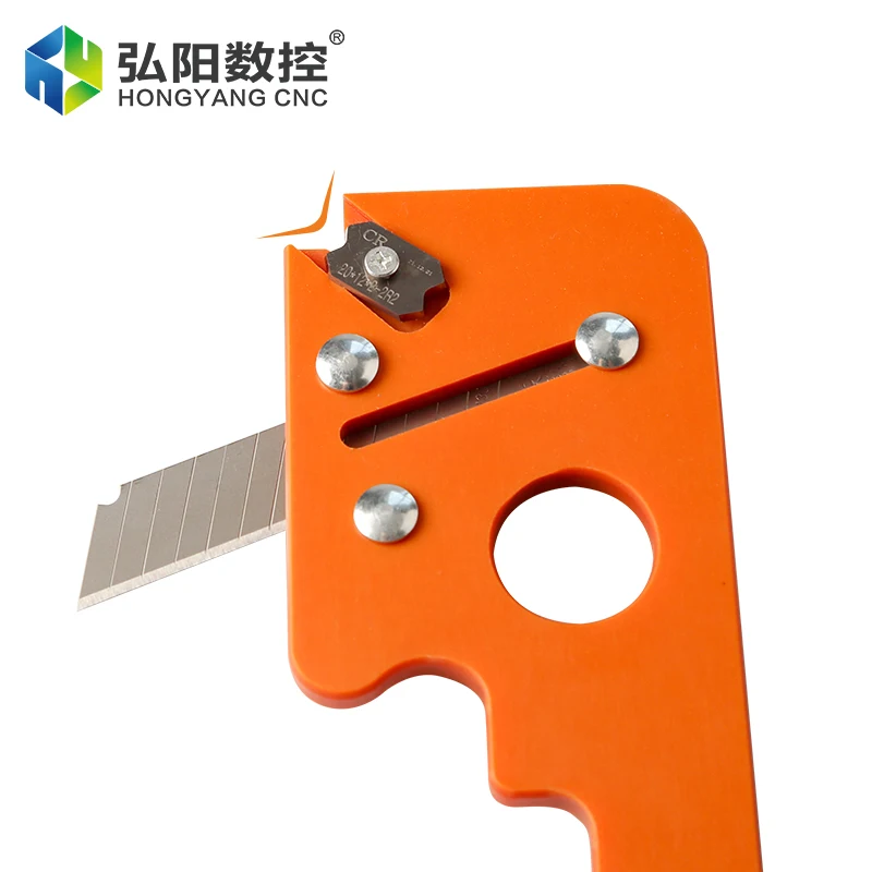 Woodworking Dual-Purpose Edge Trimmer Manual Rounded Right-Angle Chamfering Artifact PVC Panel Furniture Scraper
