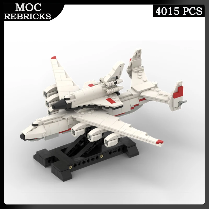 Military Series Weapons Antonov AN-225 Fighters MOC Building Block Personnel Carrier Aircraft Educational Toys Boy Holiday Gifts