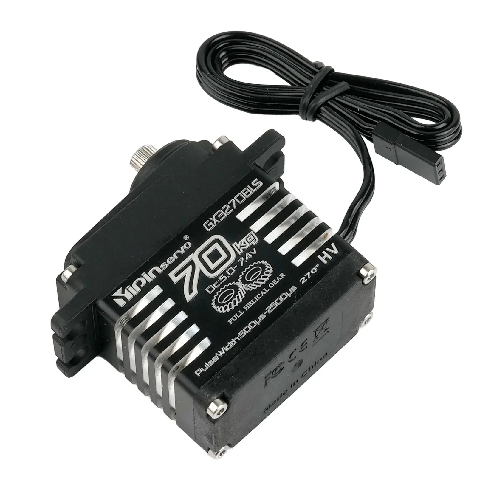 GX3345BLS 45KG Brushless Digital Servo High Torque Metal Gear 180/270 Degree Waterproof for 1/8 1/10 RC Crawler Truck Robot