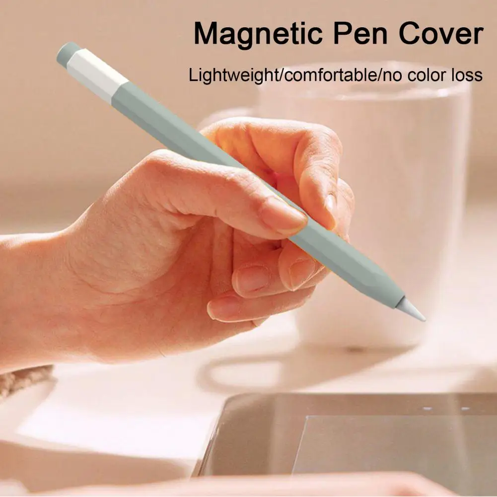 Lightweight Writing Accessory Lightweight Pen Cover Soft Silicone Protective Sleeve for Apple Pencil M-pencil for Tablet