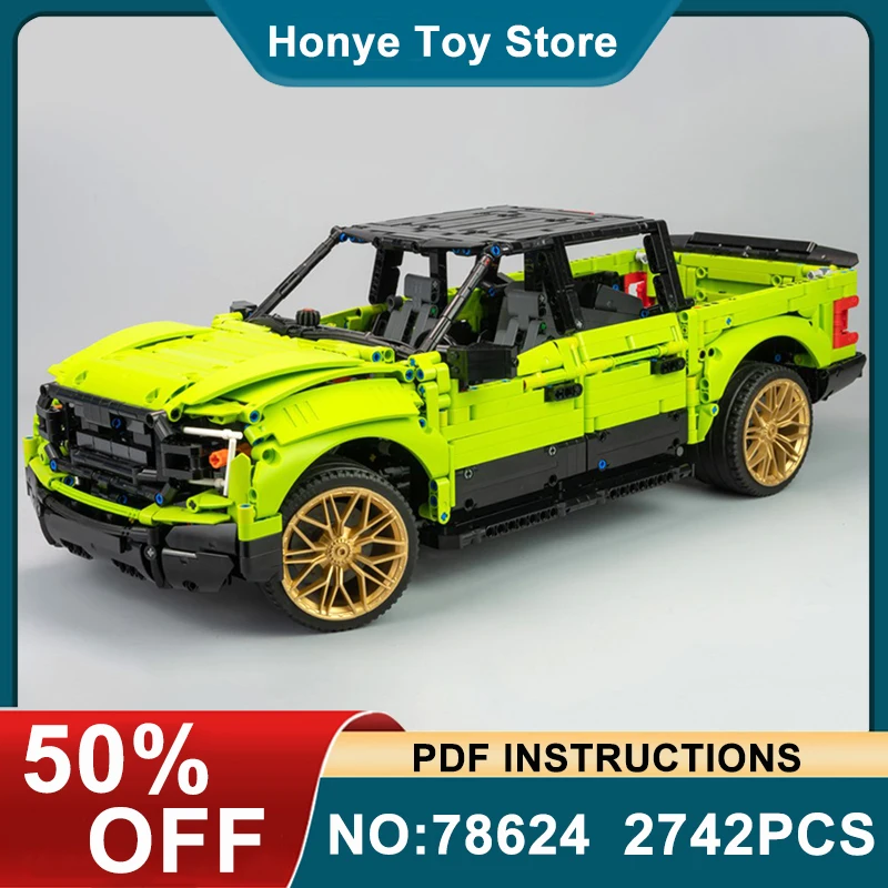 New MOC-78624 Technical Super Pickup Truck Compatible 42115 Suv Car Building Blocks Bricks Puzzle Toys Christmas Gifts For Kids