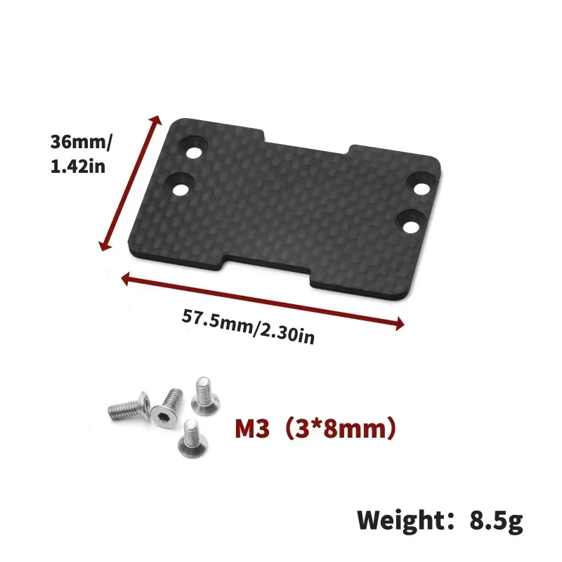 Scheda attrezzatura batteria anteriore LY34 Accessori auto RC per parti assiali VP Phoenix VS4-10 VS4-10Pro SCX10