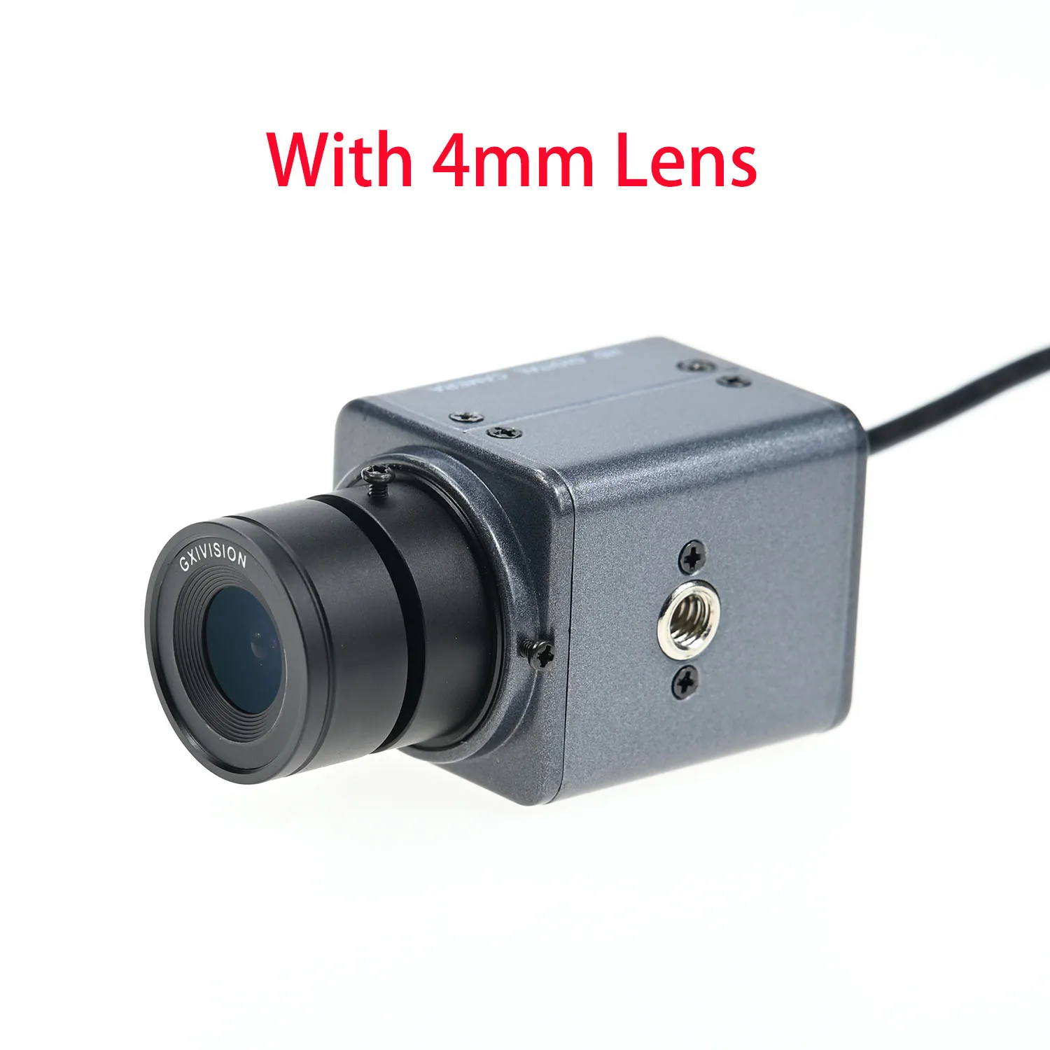 IMX179 HD USB Camera 8MP Mini Case Webcam con 5-50mm 2.8-12mm Varifocal CS Lens Plug And Play 15fps per Windows Linux Android