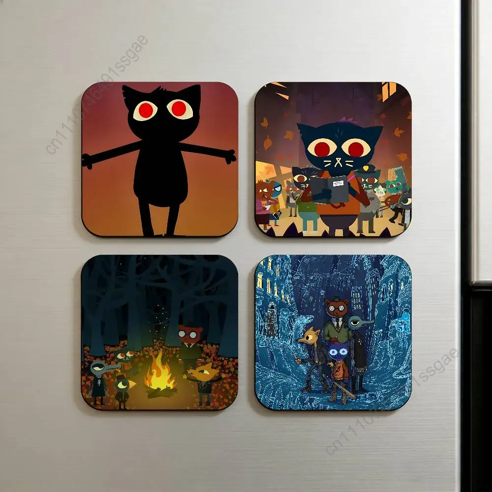 

N-Night InW-Woods Cool Fridge Magnets, Decorative Refrigerator Magnets for Home Kitchen Decor, Strong Magnet Whiteboard Stickers