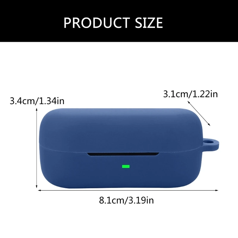 Para WF-C510 fone ouvido à prova choque capa silicone manga à prova poeira lavável habitação