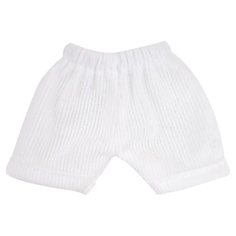 Roupas de boneca labubu 15cm/17cm, shorts universais e suéter listrado, conjunto para bonecas labubu i/ii idol, festa sentada