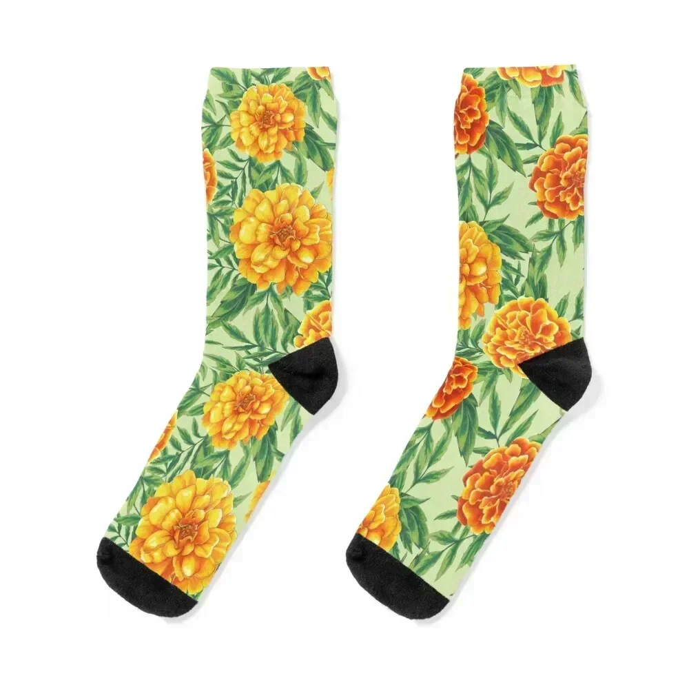 

Marigold Pattern Socks christmas stocking new in's Heating sock heated Socks Man Women's
