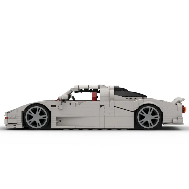 

MOC-235318, белый новый R390 GT1, городской спортивный автомобиль, гоночный блок, модель 1299, детали MOC, креативная детская игрушка на день рождения для мальчиков