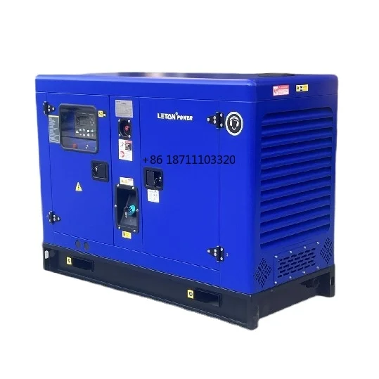 LETON POWER silent diesel electric generator set for 15kw 18kw 20kw 25kw 30kw 50kva cummins ricardo weichai diesel generator