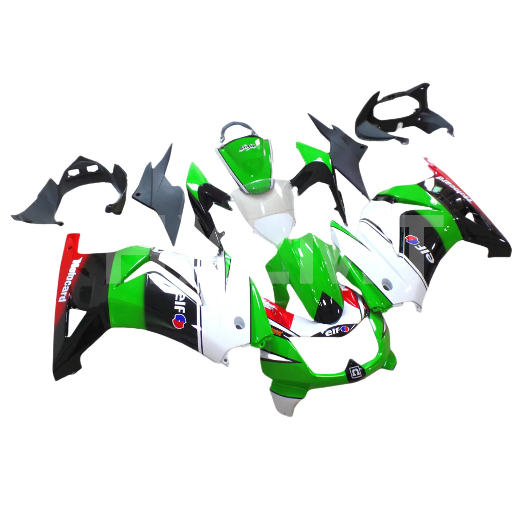 OEM quality Injection fairing kits for Kawasaki Ninja 250R 2008-2012 ZX250R sport motorcycle fairings set EX 250 08 09-12 green