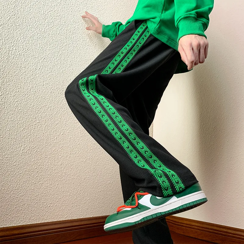 

2024 Autumn Spring Patchwork Pants Sweatpants Streetwear Joggers Sport Oversize 8XL 9XL 10XL Harajuku Trousers Men's Fashion