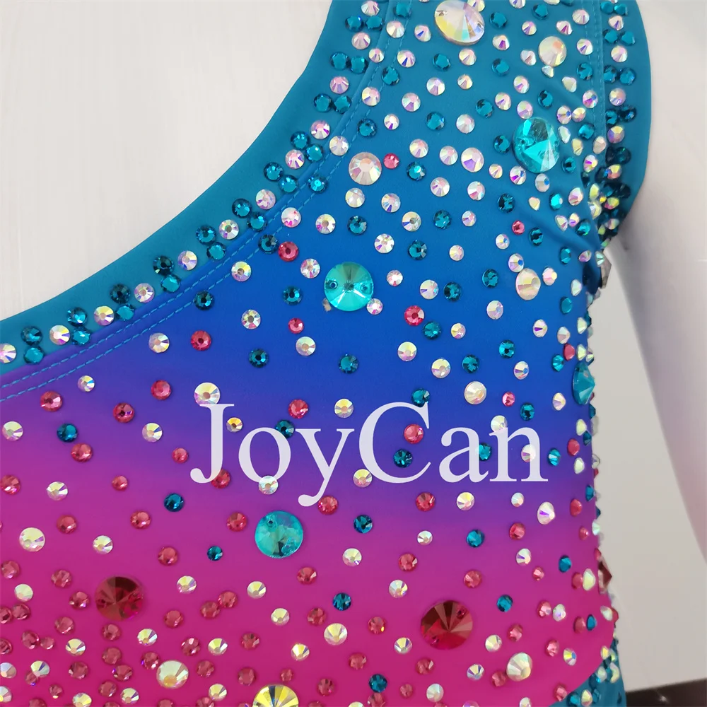 JoyCan-فستان رقص موسيقى الجاز الغنائي ، الزي الوردي ، ملابس الرقص القطبي ، تدريب أداء الفتيات