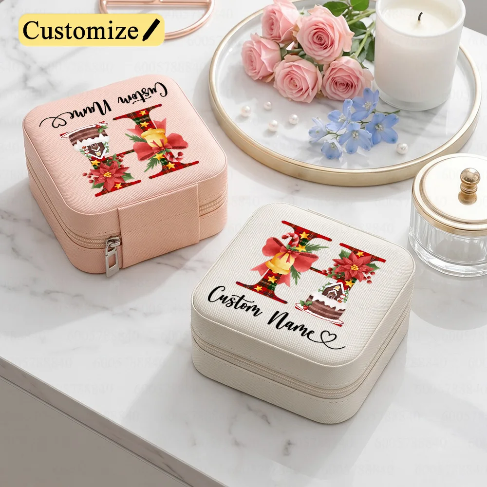 Personalized Name Christmas Jewellery Storage Box