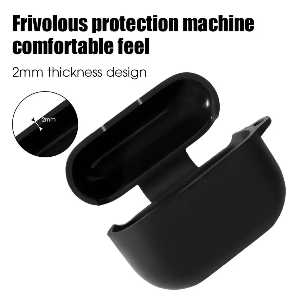 Soft Silicone Protective Case Shockproof Anti-Scratch Protector With Hook Cover Shell for Redmi Buds 6 Pro Headphone Accessories
