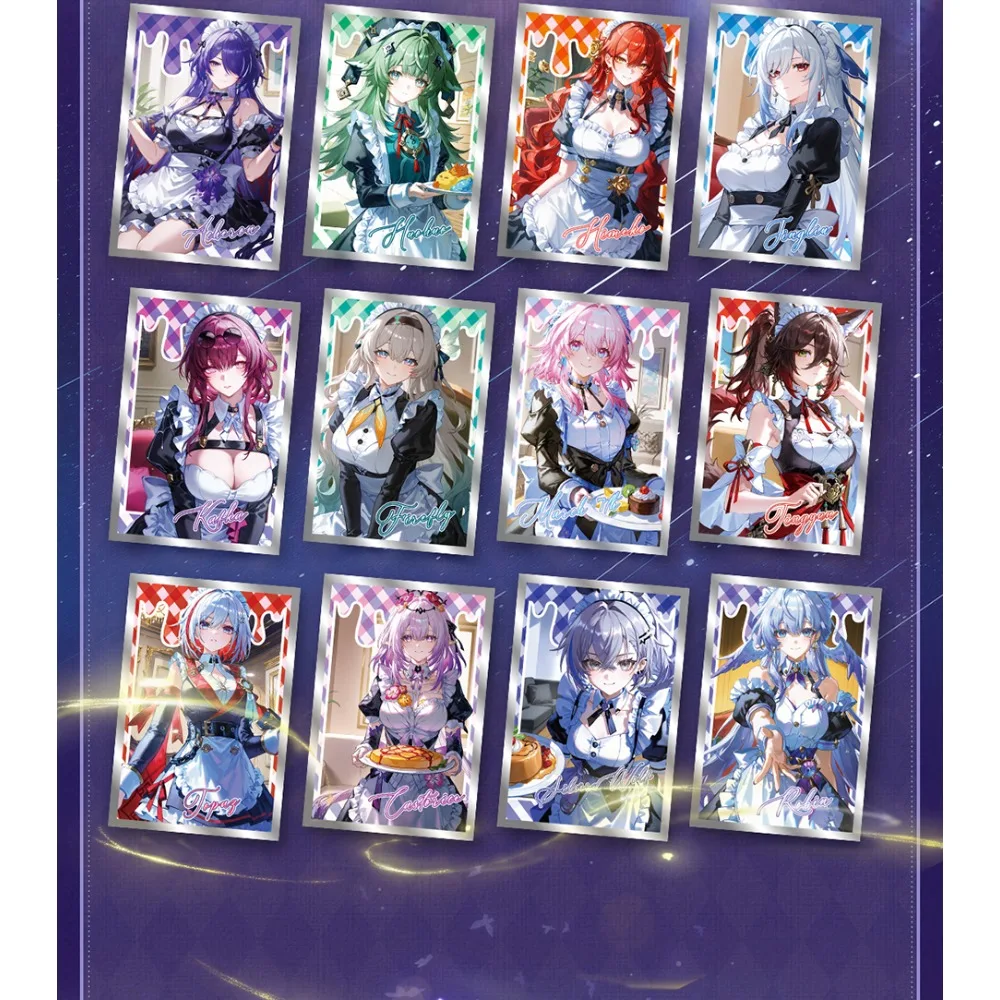 Wholesale Honkai Star Rail‌ Color Paper Collection Cards for Adolescent Shining Band Idol Stars Surprise Hobby Cards Xmas Gifts