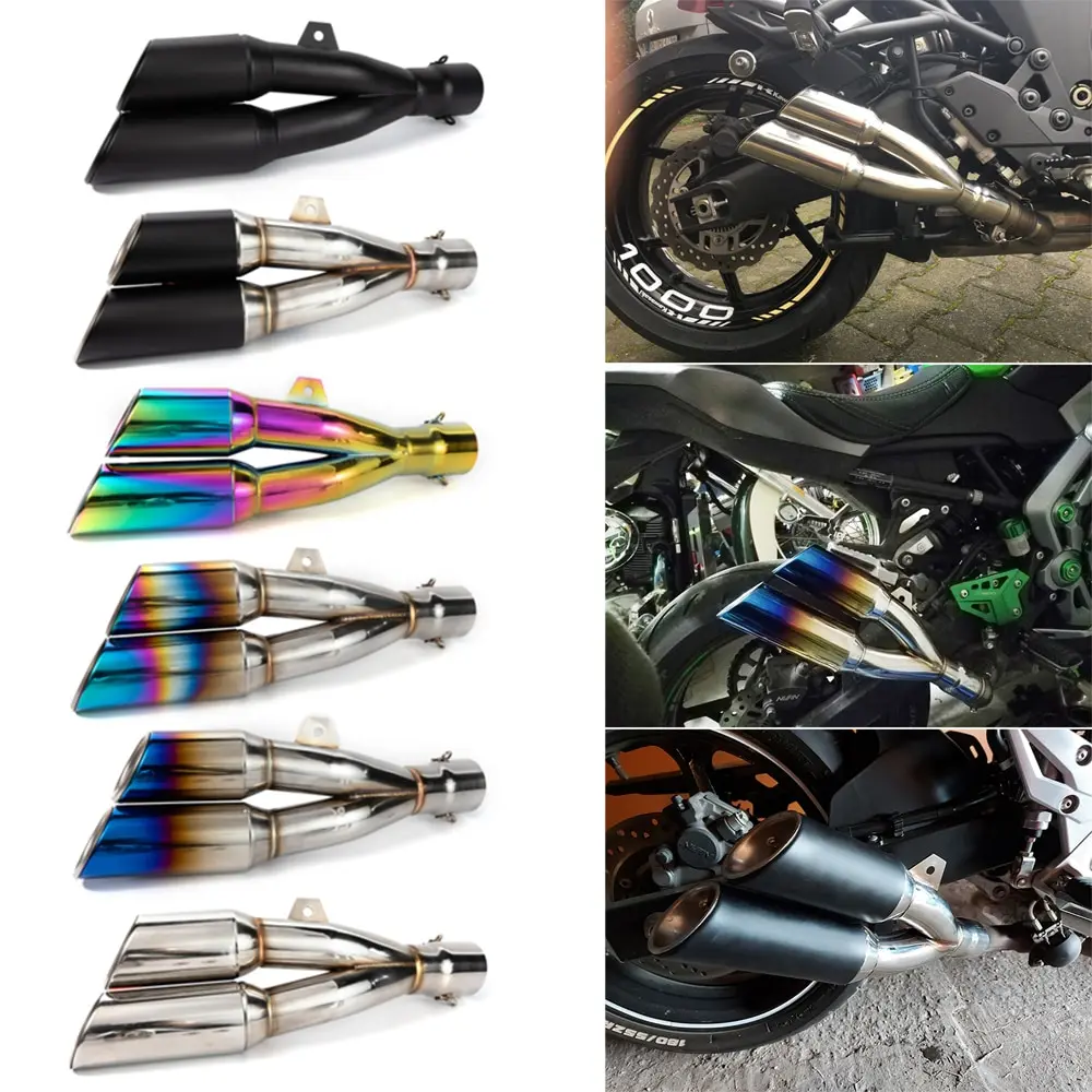 

Stainless 51mm Universal Motorcycle Exhaust Pipe Escape Moto Muffler DB Killer For DUKE790 890 CF800MT Z900 Z400 Z650 MT09