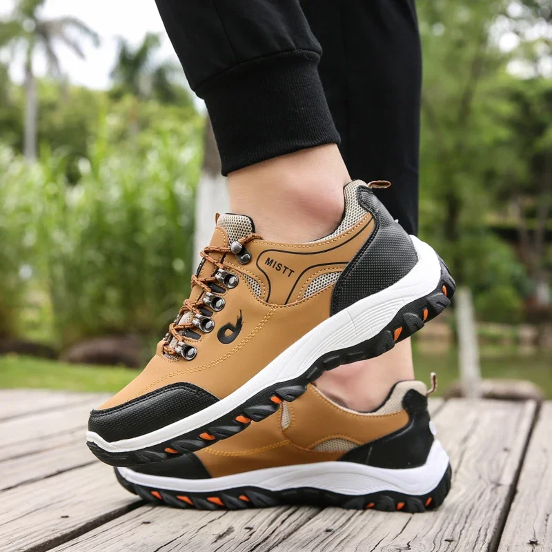 

Fashion Men Casual Shoes High End Outdoors Hiking Shoes Comfort Non Slip Walking Shoes for Man Ventilate Sneakers Zapatos Hombre