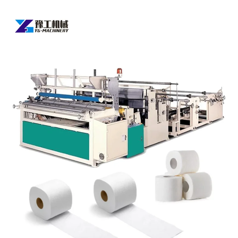 China Manufacturer Toilet Paper Making Machine Fully Automatic Soft Toilet Tissue Roll Paper Production Line Equipment for USA