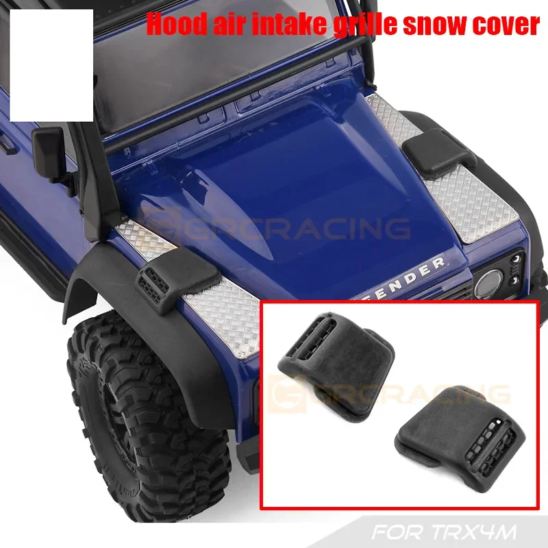 

TRX4M Defender Hood Grille Snow Cover for 1/18 RC Crawler Car Traxxas TRX4 Defender Bronco AXIAL SCX10 RC4WD D90 Upgrade Parts