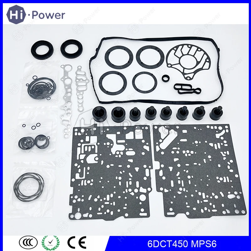 6DCT450 MPS6 Transmission Clutch Overhaul Piston Kit Gasket For Volvo Ford Land Rover 6-SP Gearbox Oil Seal Ring Repair Kit