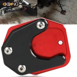 Placa de extensión de soporte lateral para Honda NX650 NX 650, J-X Dominator 1993, 1994, 1995, 1996, 1997, 1998, 1999