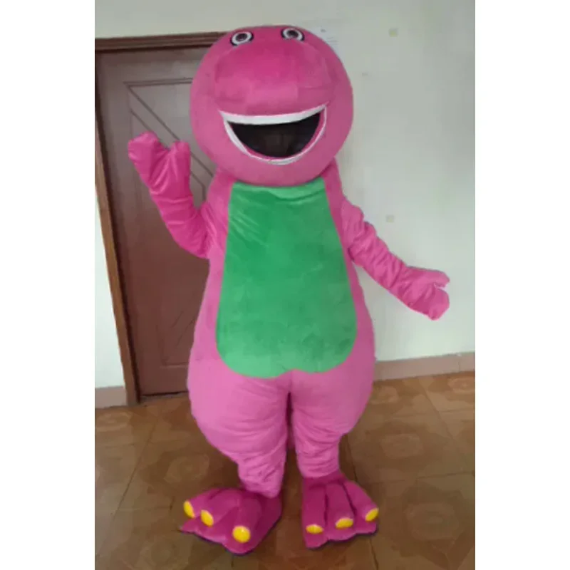 High Quality Sale Of Barney Mascot Dragon Costume Christmas Halloween Animal Funny Dinosaur Cosplay ADULT SIZE FREE MN1