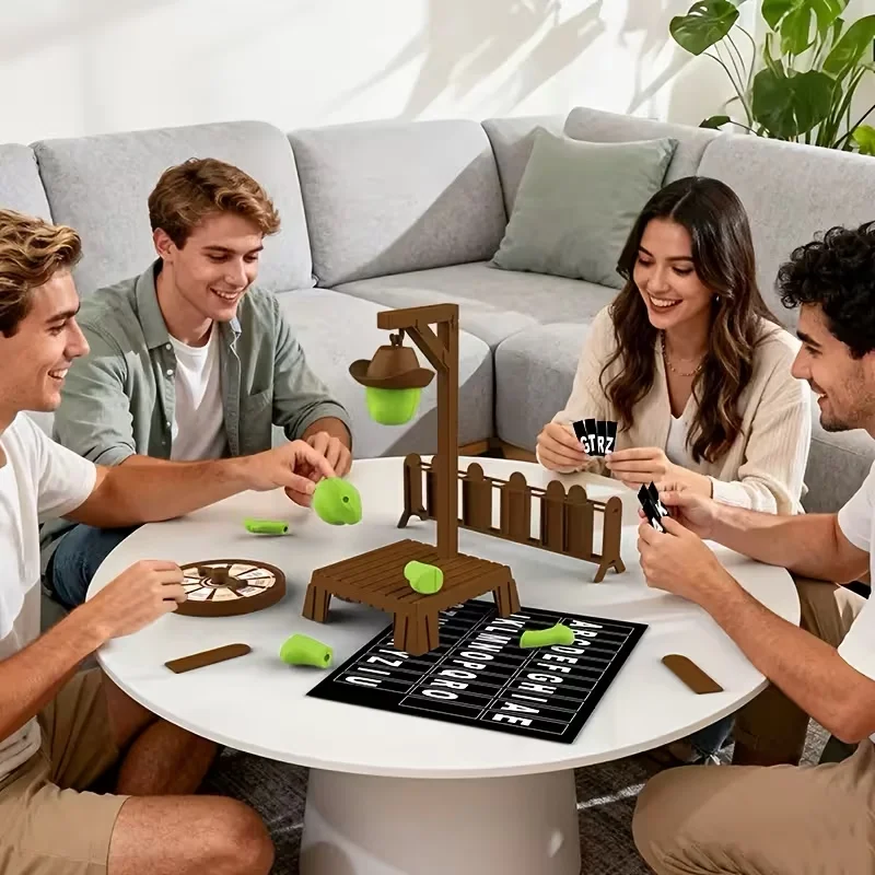 

Funny Magnetic Cowboy Hangman Board Games Mystery Guessing Word Party Games Before Hank Falls Hanging Adults Fun Family Games