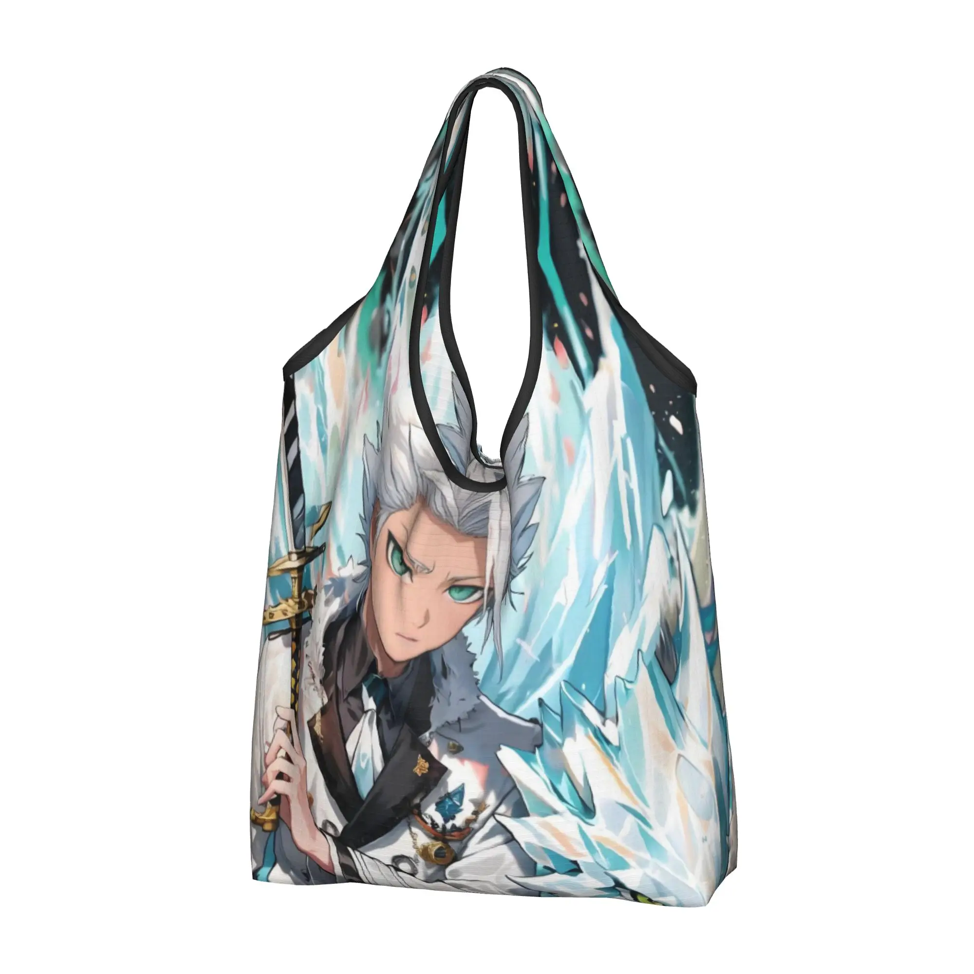 Cute B-Bleaches Cartoon Emotional Mangas Shopping Tote Bags Portable  Grocery Shoulder Shopper Bag