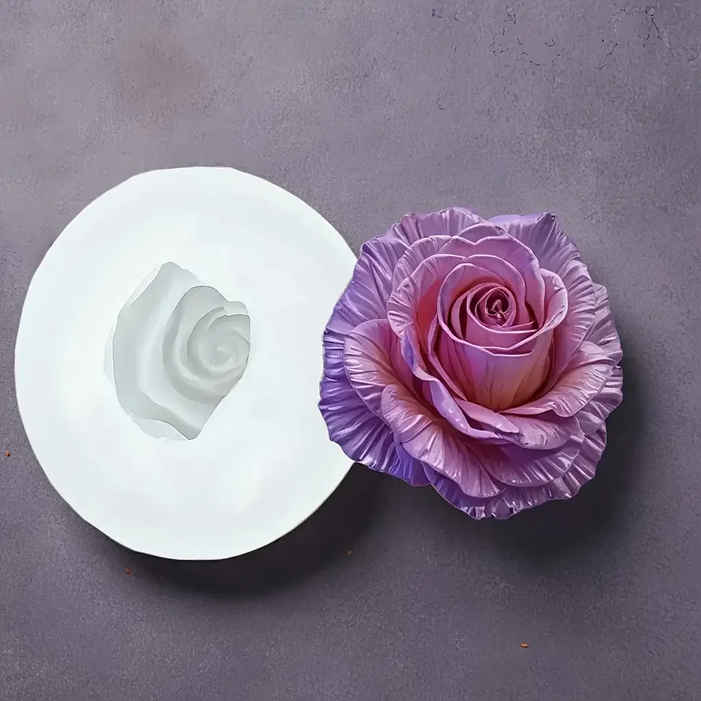 1 Stück Blumenduftkerzen-Silikonform – vielseitig einsetzbar für Heimwerkerarbeiten, Seifenherstellung und Tonprojekte – Detail 29