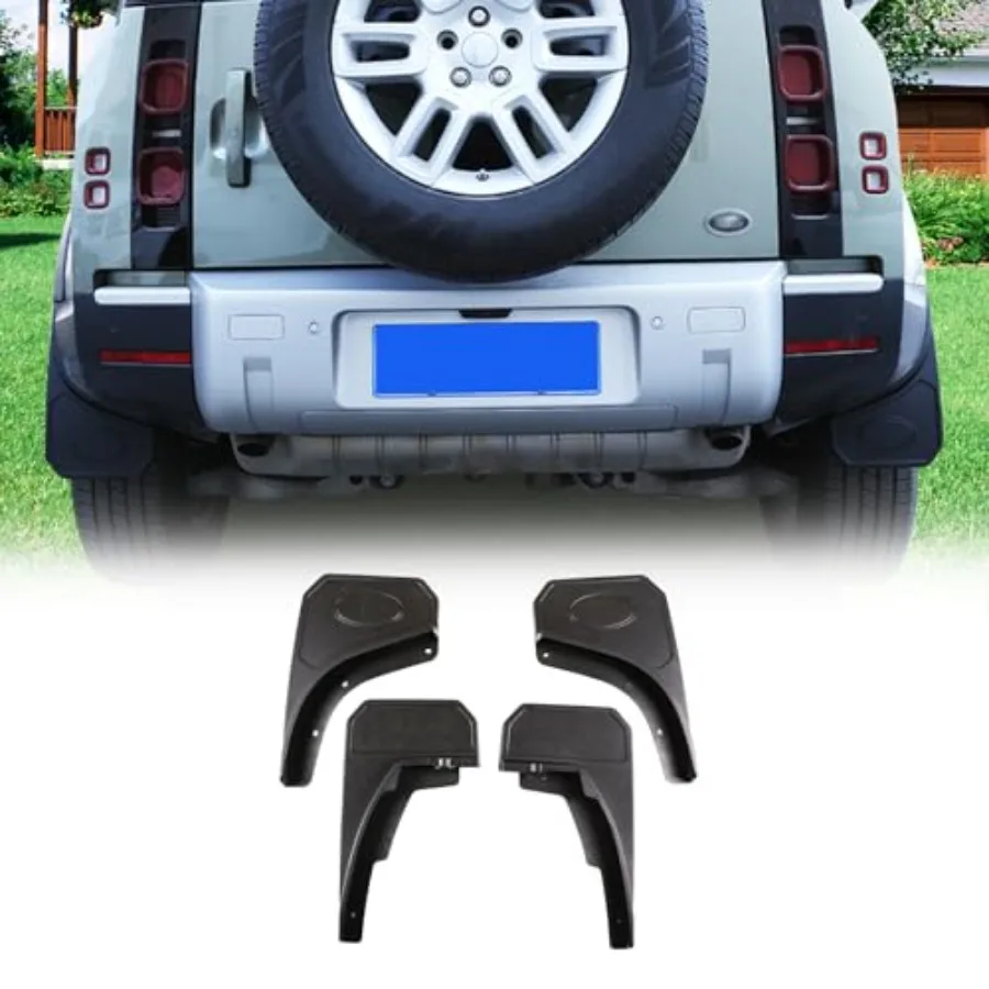 

Mudguard Flaps Splash Guards Compatible with Land Rover Defender 90 110 130 2020 2021 2022 2023 Accessories, Splash Guard Fende