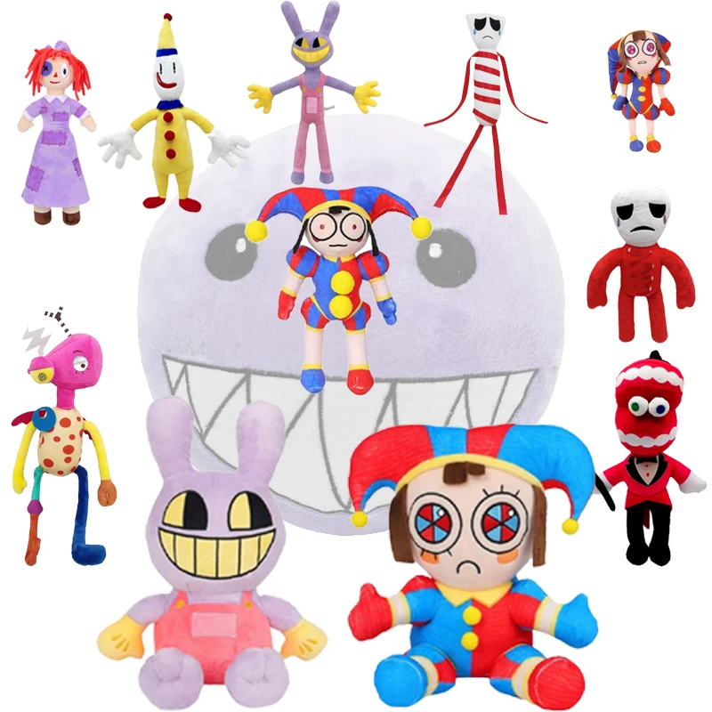 

The Amazing Digital Circus Pomni Jax Plush Cartoon Plushie Toys Theater Rabbit Doll Stuffed Toys Children Christmas Kids Gifts