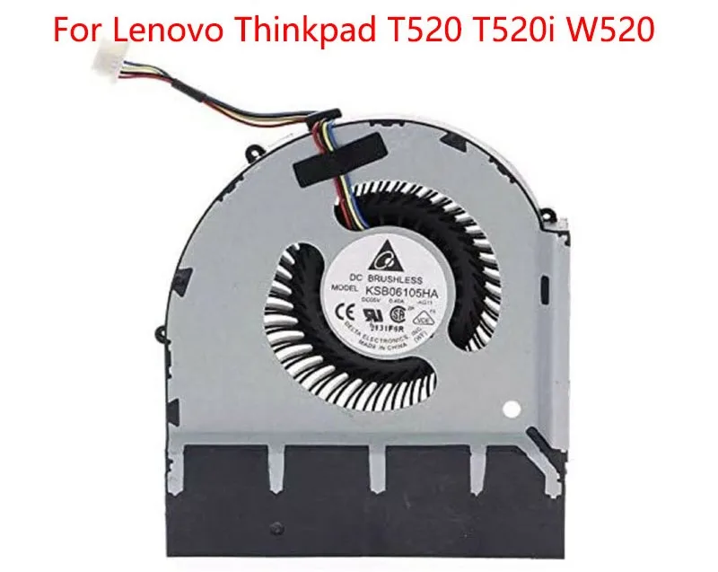 

1pcs For Lenovo ThinkPad T520 T520I W520 04W1574 04W1576 04W1578 USED CPU Cooling Cooler Fan Laptop Cooler