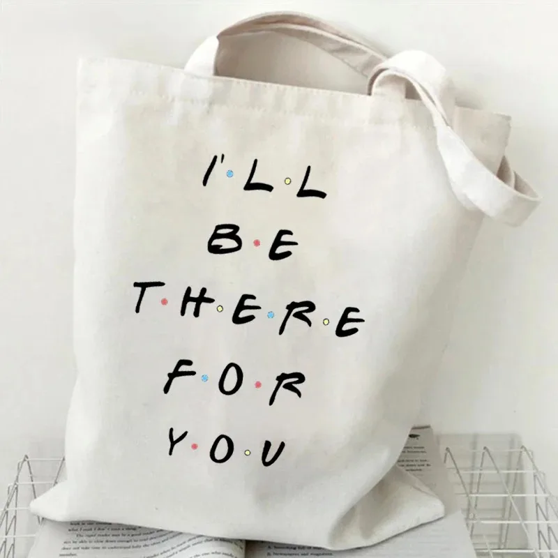 

1Pc HOW YOU DOING Graphic Tote Bag for Women Friends Tv Show Canvas Handbags Fashion Femal Shoulder Bag Girls Bag