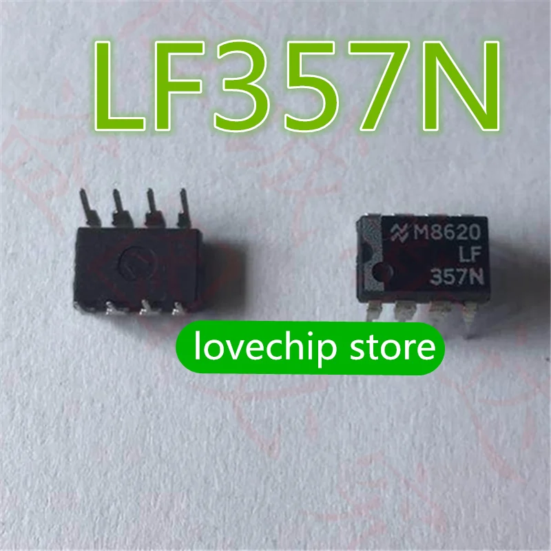 10pcs Import original LF357N  DIP8 encapsulation import of monolithic jfets input operational amplifier