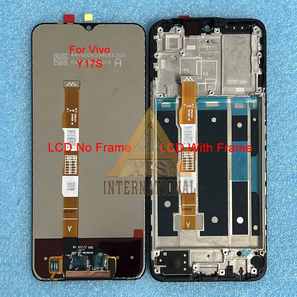 Origineel Voor Vivo Y27 V2249 Lcd Y 27S V2322 Scherm + Touch Panel Digitizer Frame Voor Vivo Y17 V1901a 1902_19 Lcd Y 17S