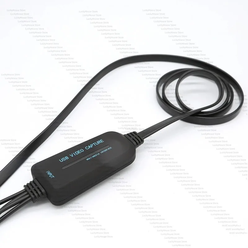 USB Video Capture Card 1080P AV Signal Converter for CCTV Game Console DV Camera Set Top Box