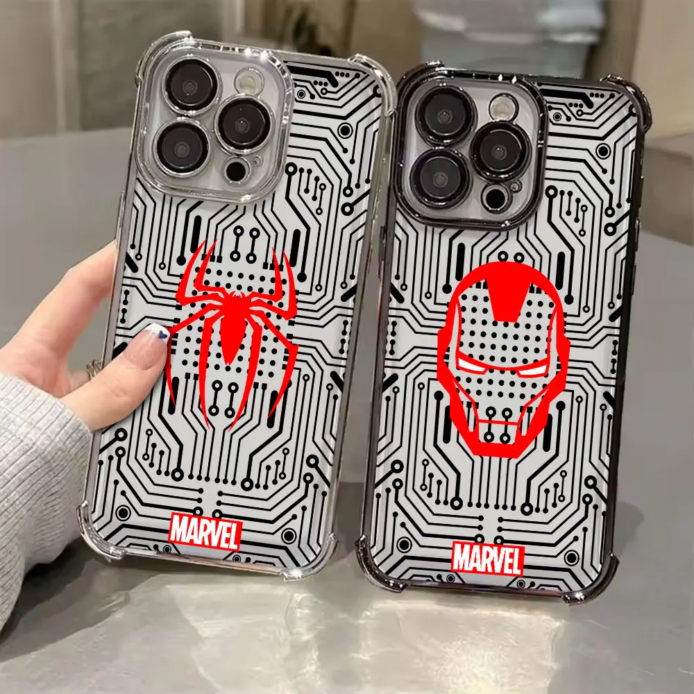 Marvel Circuit Board Phone Case For Xiaomi Poco X8 Pro Max Cases X5 X6 X7 F4 F5 F7 Pro F8 Ultra M7 X8Pro Soft Protective Cover view 2