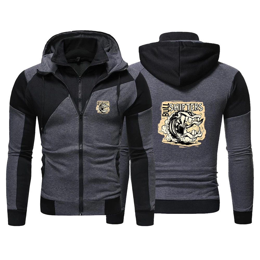 Left 4 Dead Bull Shifters New Brand Men's Fashion Logo Jacket Winter Zip-Up Hoodie Sweater Casual Sport Jacket