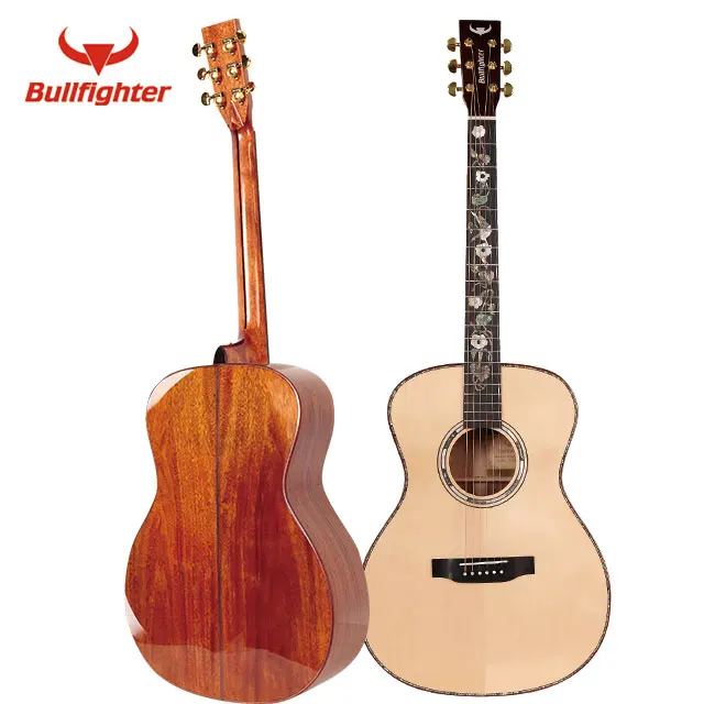 

Hot Sale Bullfighter 41 Inch D9A Spruce All Solid OEM Acoustic Guitar