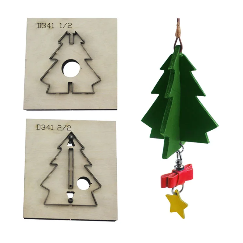 

DIY Christmas Tree Pendant Cutting Die,Custom Leather Steel Knife Die,Hot Sale, 2025 New Cutting Mold,Sewing Leather Keychain