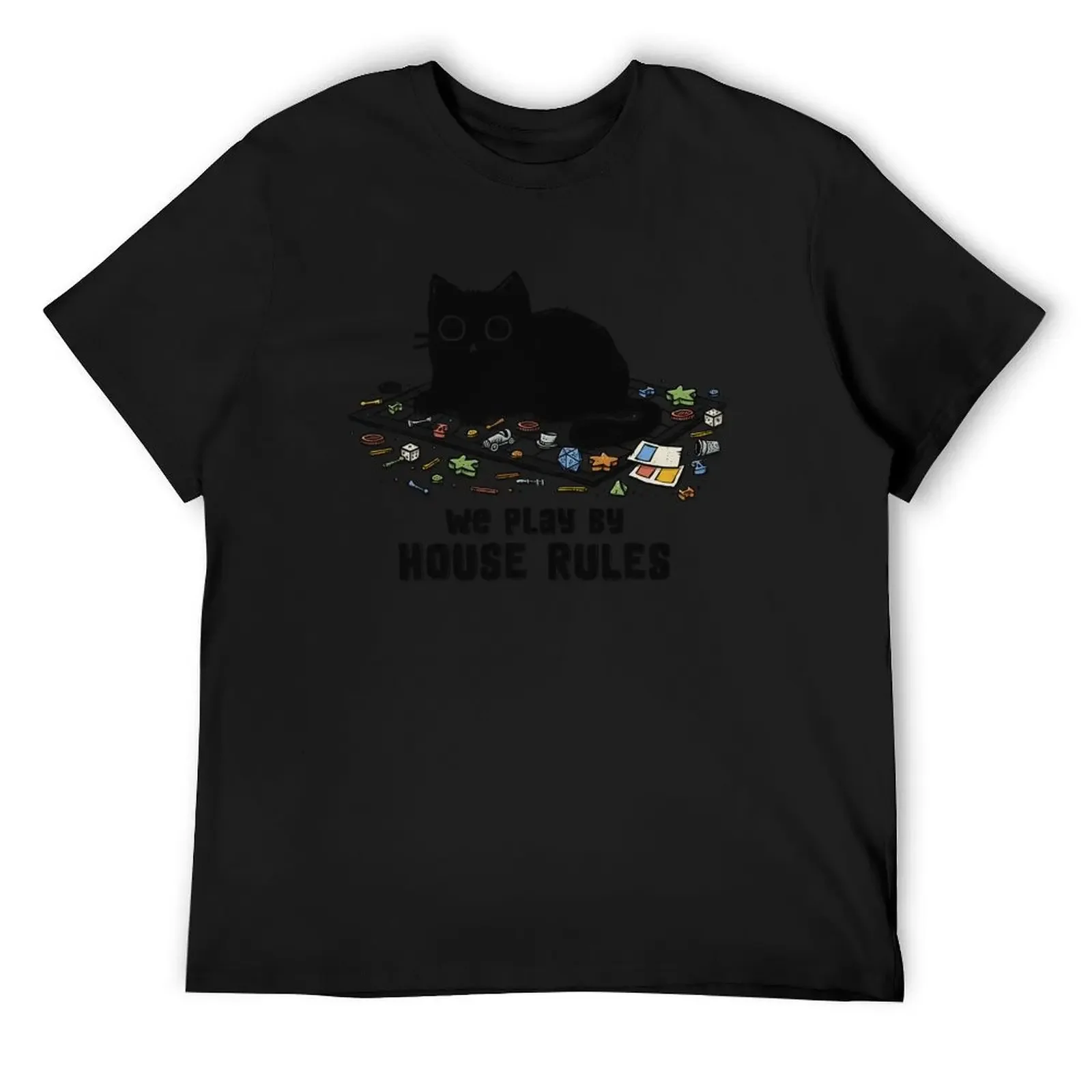 We Play By House Rules T-Shirt vintage anime shirt cute tops for a boy Short sleeve tee black t shirts for men