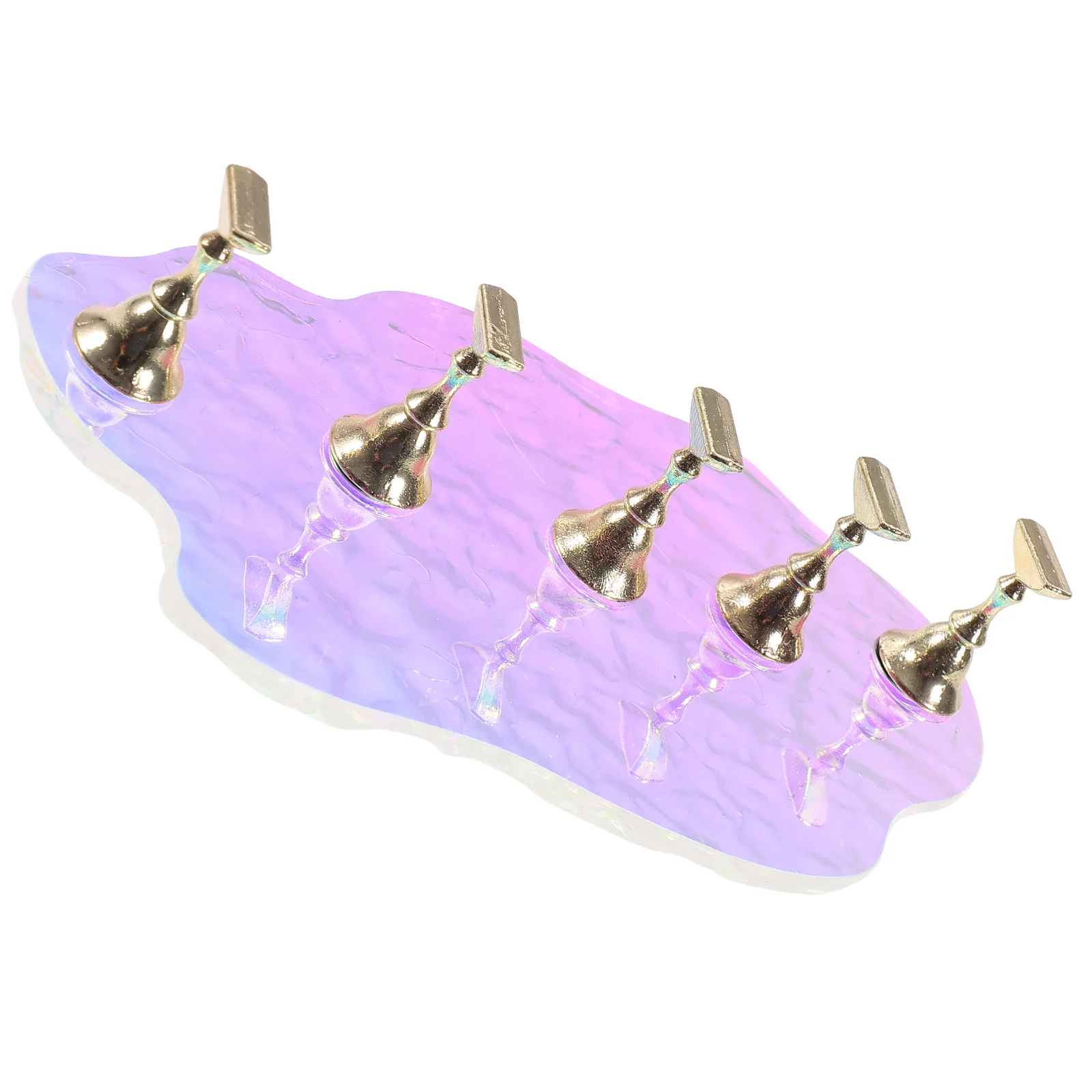 

Fairy Acrylic Nail Holder Tips Practice St Display Press on Fake Artificial Nails Tools Durable Multi Use Nail Art